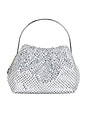 view 1 of 5 BOLSO DE MANO CON CRISTALES WHITNEY in Silver