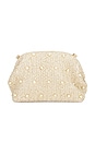 view 2 of 5 Kaia Studded Woven Clutch in Natural