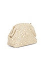 view 4 of 5 Kaia Studded Woven Clutch in Natural