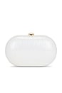 view 2 of 5 Izza Oval Clutch in Pearl