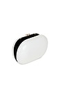 view 4 of 5 Izza Oval Clutch in Pearl