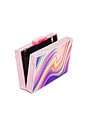 view 4 of 5 Dorothy Swirl Print Box Clutch in Rainbow