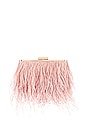 view 1 of 5 Estelle Feather Clutch in Blush