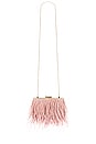 view 5 of 5 Estelle Feather Clutch in Blush