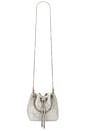 view 5 of 5 Sylvie Crystal Pouch in Silver