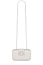 view 5 of 5 Emmy Crystal Trim Clutch in Oyster