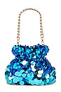 view 2 of 5 Pedro Sequin Pouch in Blue