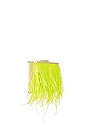 view 4 of 5 Estelle Feather Clutch in Chartreuse