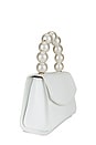 view 3 of 5 Peta Pearl Handle Bag in White