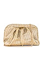 view 2 of 5 Stevie Pleated Woven Clutch in Gold