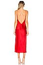 view 3 of 3 Issa Silk Bias Cut Slip Dress in Scarlet