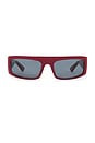 view 1 of 3 X Khaite 1979c Sunglasses in Red