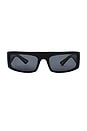view 1 of 3 X Khaite 1979c Sunglasses in Black