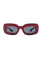 view 1 of 3 X Khaite 1966c Sunglasses in Red
