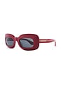 view 2 of 3 X Khaite 1966c Sunglasses in Red