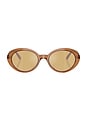 view 1 of 3 Lumar Sunglasses in Brown