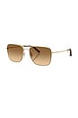 view 2 of 3 R-2 Sunglasses in Gold