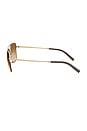 view 3 of 3 R-2 Sunglasses in Gold