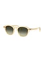 view 2 of 3 Eyles Sunglasses in Beige & Green