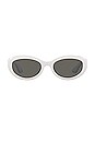 view 1 of 3 X Khaite 1969C Sunglasses in White