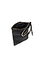 view 4 of 4 Laine Ring Bag in Black & Brass