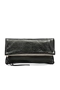 view 1 of 4 Anastasia Clutch in Black Snake