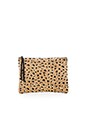 view 1 of 4 Queenie Clutch in Gold Leopard