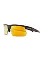 view 2 of 3 Bisphaera Polarized Sunglasses in Black & Yellow