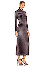 view 2 of 4 Fliss Dress in Metallic Stripe