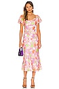 view 1 of 3 Amelia Dress in Polka Dot Floral