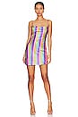 view 1 of 3 Adaline Dress in Circle Stripe