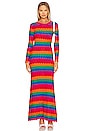 view 1 of 3 Mirabel Knit Dress in Wiggle Stripe