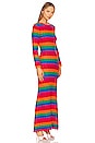 view 2 of 3 Mirabel Knit Dress in Wiggle Stripe