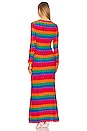view 3 of 3 Mirabel Knit Dress in Wiggle Stripe