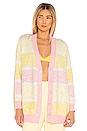 view 1 of 5 Mika Cardigan in Angel Cake Stripe