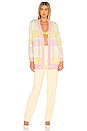 view 4 of 5 Mika Cardigan in Angel Cake Stripe