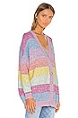 view 2 of 5 Mika Cardigan in Pastel Stripe