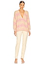 view 4 of 4 Frankie Cardigan in Pink Yellow