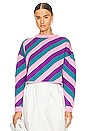 view 1 of 4 Mickey Sweater in Three Colour Stripe