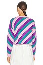 view 3 of 4 Mickey Sweater in Three Colour Stripe