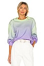 view 1 of 5 Nettie Sweater in Lilac Green Ombre