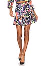 view 1 of 5 Poppy Skirt in Abstract Floral