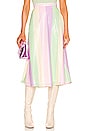 view 1 of 5 Penelope Skirt in Sorbet Stripe