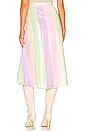 view 3 of 5 Penelope Skirt in Sorbet Stripe