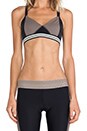 view 5 of 5 Olympia Soft Bra in Black/Taupe in Black Taupe