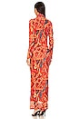 view 3 of 4 Zusi Midi Dress in Orange