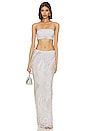 view 1 of 4 x REVOLVE Bandeau Maxi Skirt Set in White & Off White