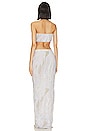 view 3 of 4 x REVOLVE Bandeau Maxi Skirt Set in White & Off White