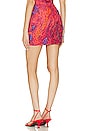 view 3 of 5 Zusi Mari Mini Skirt in Red & Purple Combo