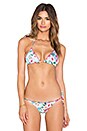 view 1 of 4 Triangle Bikini Top in Hawaiian Bloom